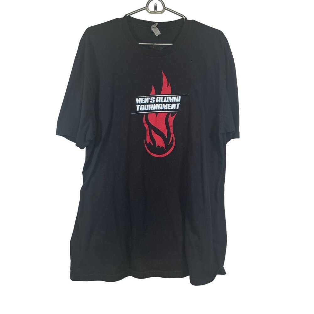 Nets on Fire Mens Alumni Tournament Size XXL Black Tshirt